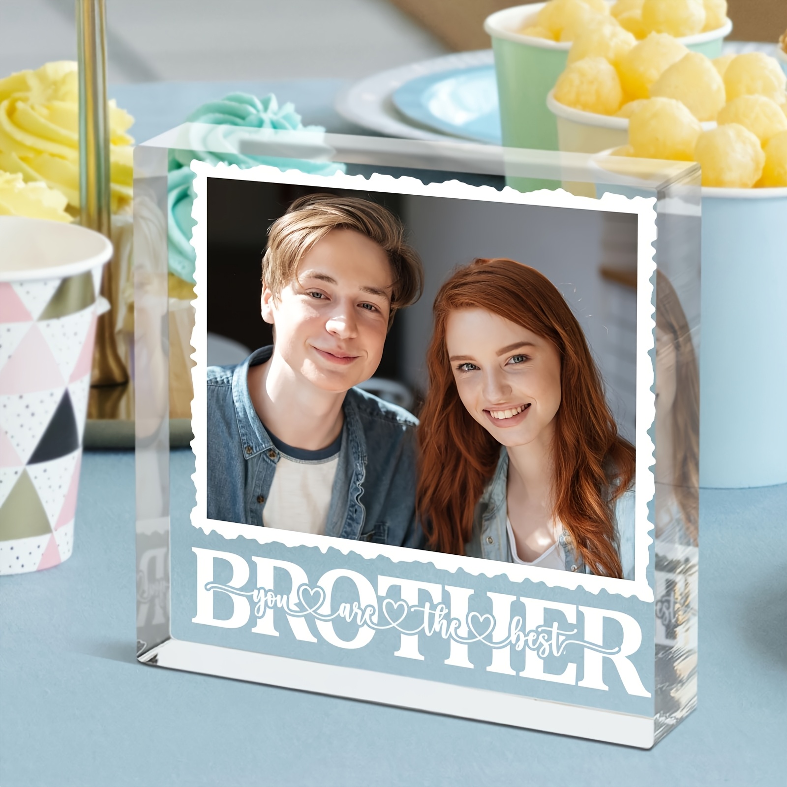 TEMU 2d Flat - [2d Flat] 2d Plane, Customizable Acrylic Gift For Brother - 