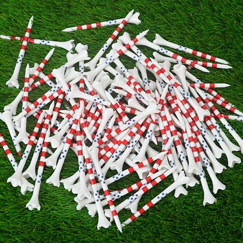 golf tees durable plastic tees reduce friction reusable tee starter t83mm 80pcs