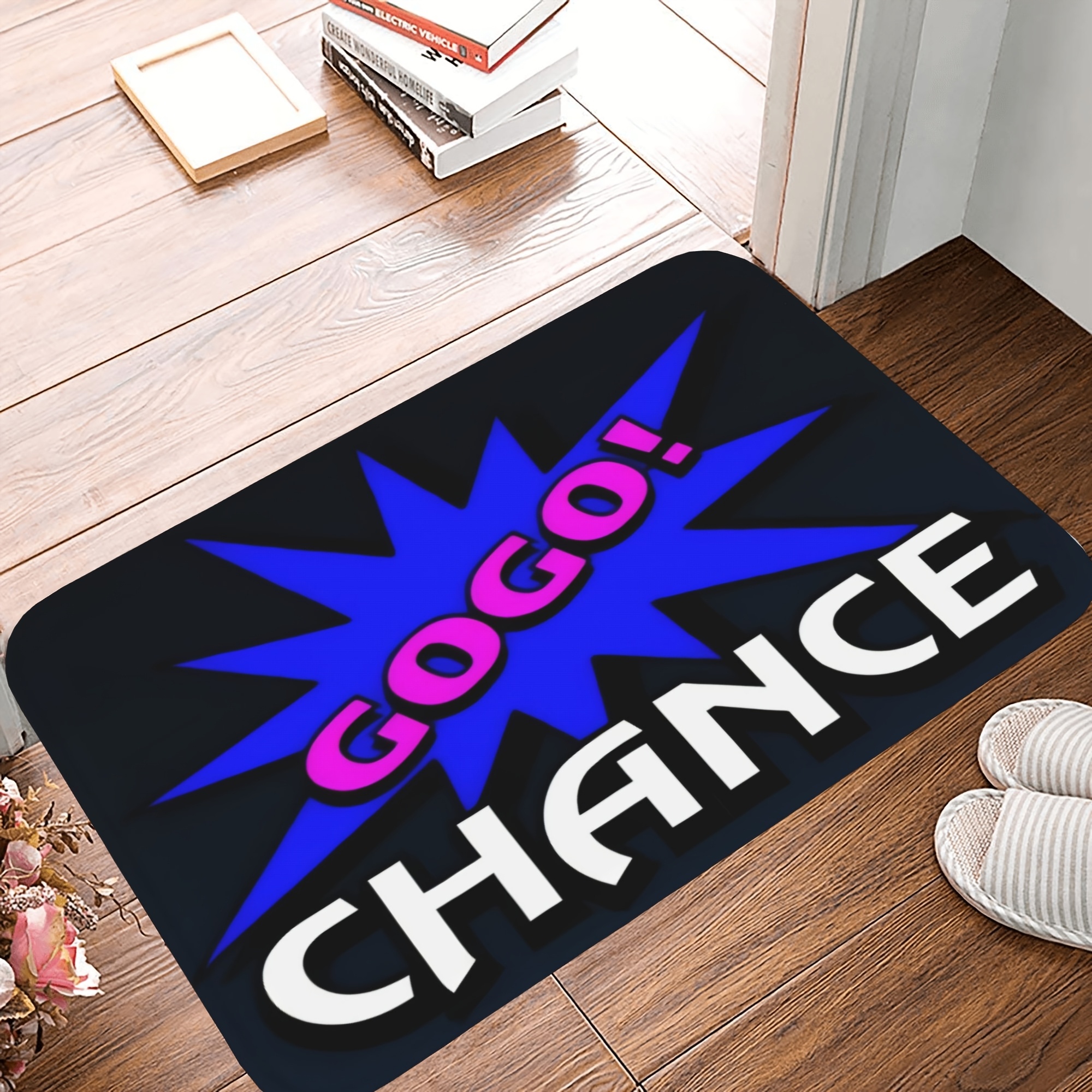 gogo inspired soft washable square rug cute   multiple sizes   suitable for home decor bedroom or living room bedroom rug anime themed rug high quality suitable for living room printed floor mat 2d flat