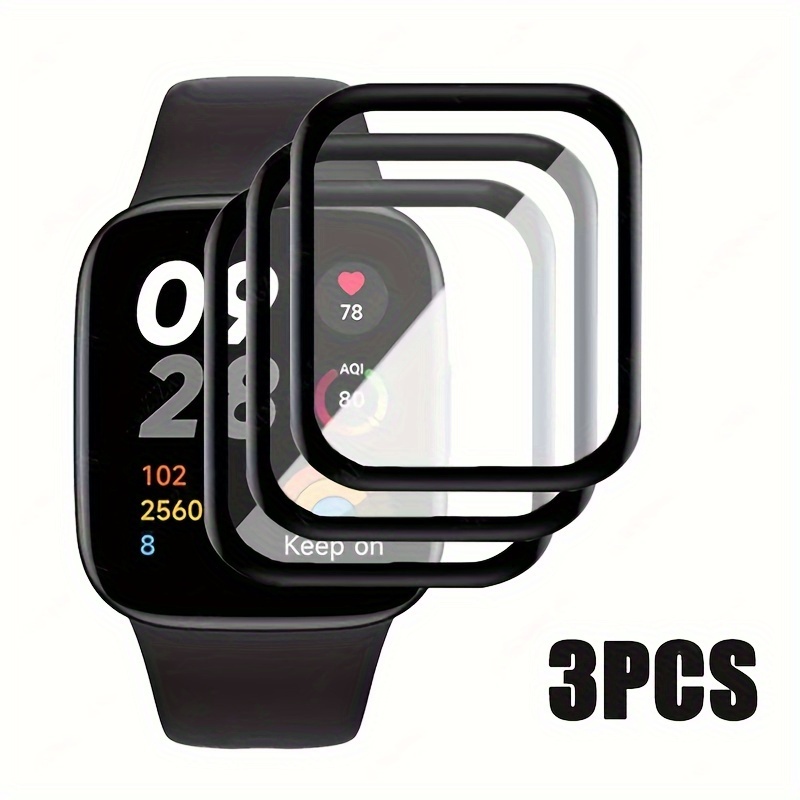 3pcs Soft Glass For Redmi Watch 3 Lite 3 Active 4 Smart Watch