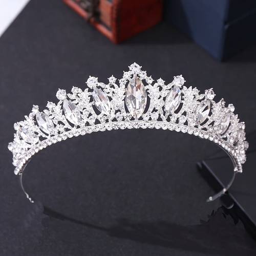 1pc of light luxury high end full diamond headwear bride wedding birthday banquet dress hair additions stage performance photo headdress role playing props