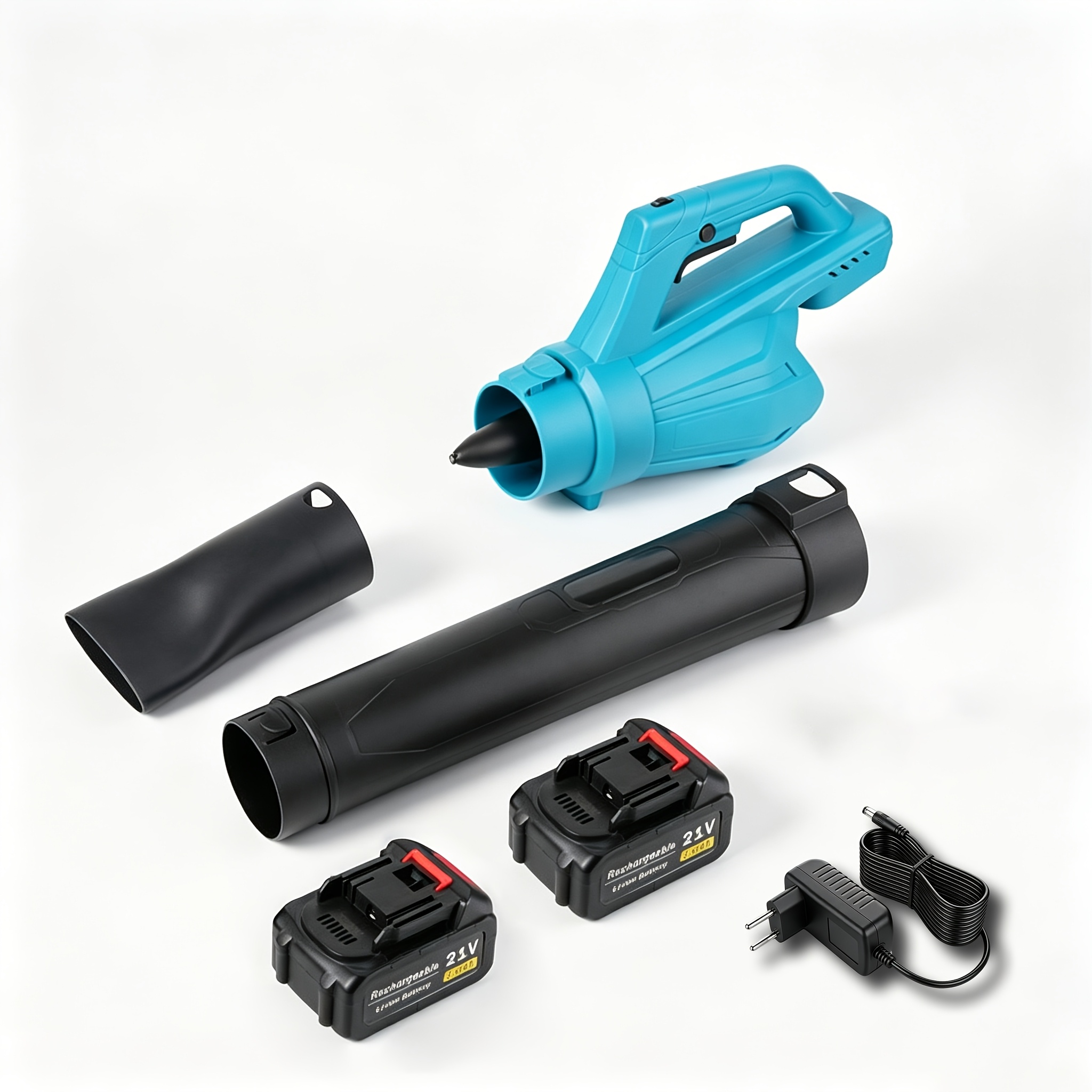 For Leaf Blower, Brushless High Power 6-speed With Copper Motor, 2 Batteries & Charger Included, Multipurpose For Leaf Clearing, Dust Sweeping, & Outdoor For Garden Yard Workshop