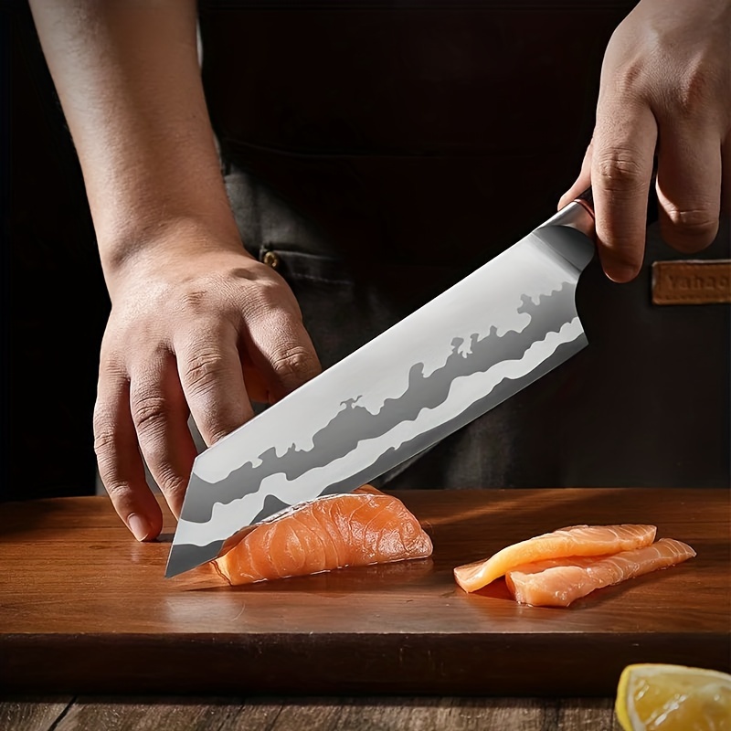 1pc high carbon steel kitchen knives japanese chef knife high quality kiritsuke santoku nakiri knife meat sushi cutter kitchen utensils kitchen supplies kitchen accessaries