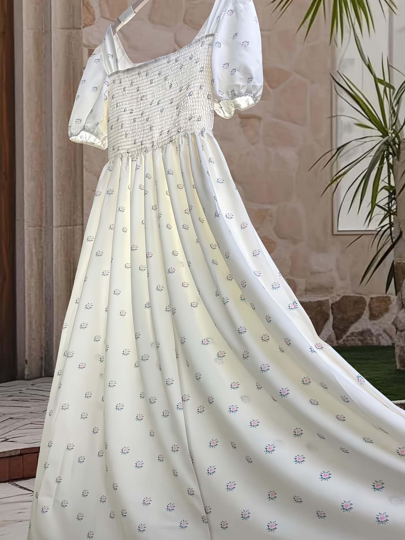 slim fit dress slacks Double Layer Fit and Flare Dress L main image 0