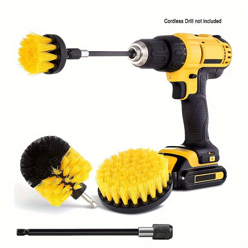 

Household Drill Brush , Drill Cleaning Brush Head, Scrubber Cleaning Brush Head, Plastic Floor Brush, Used To Clean , Slides, Wall Corners, , Accessories Polishing Brush Tile Cleaning Discs And More