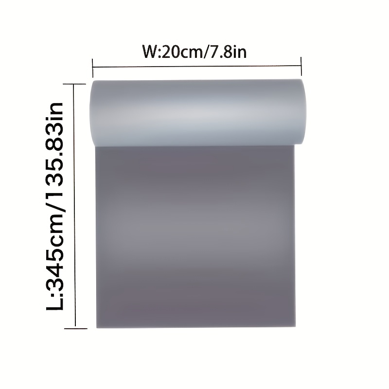 TEMU 1 Rolle Hochleistungs-Polymer-Reparaturband | 135,83 Zoll × 7,8 Zoll, UV-beständig, breiter Temperaturbereich -60°C bis 110°C, geeignet für