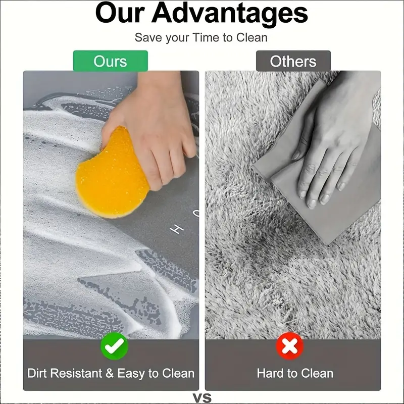 1pc super absorbent diatomaceous earth bathroom mats - quick-drying, non-slip floor mats, mats, ideal for bathroom, carpets, and bathroom door mats, water absorption Product details 15