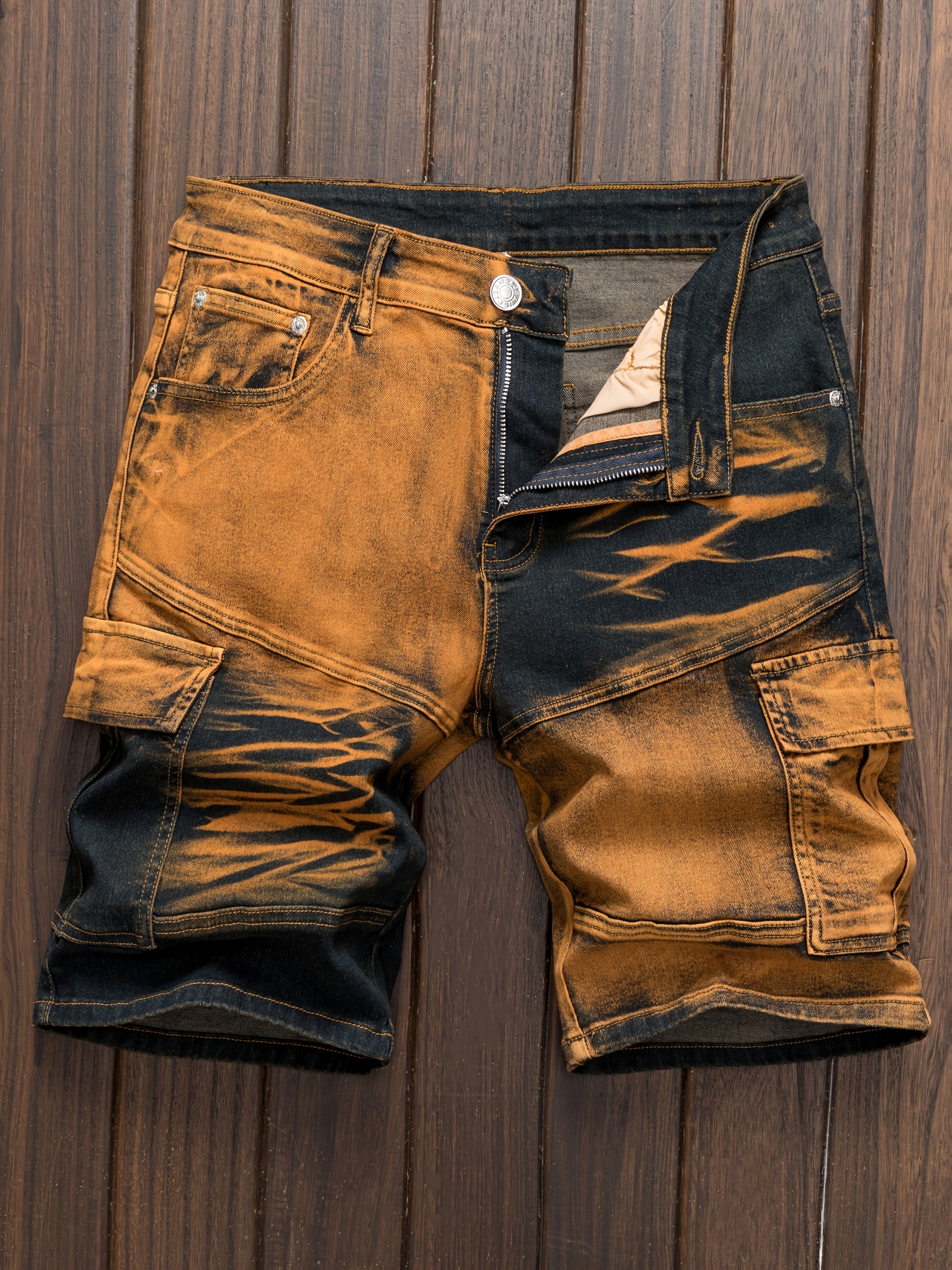 Style Jeans Shorts Men *'s Fit Street Style Vintage Denim Shorts