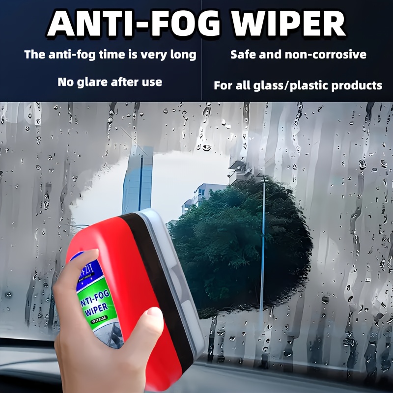 

[1pc Wiper Kit] Wiper Kit With Application Sponge, Waterproof Rain Squeegee And For Glass Surfaces, Abs Resin, With Anti-fogging And Water Resistance For Windshield, Windows, Mirrors, Glasses