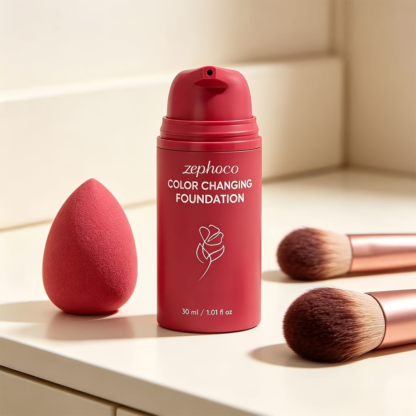 TEMU 1/2pcs Color-changing Foundation Bb Cream, Conceals While Moisturizing, Light And Nourishing, Suitable For Types, A Great Gift For Women