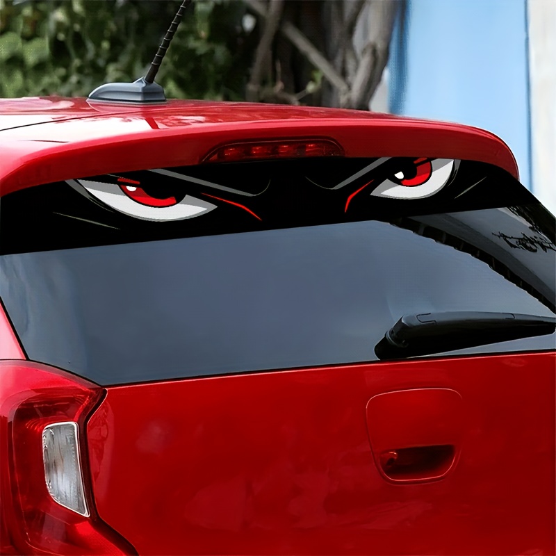 2 pack b pillar stickers 1 pack   car front windshield eye stickers waterproof scratch resistant suitable for all car models cars suitable for sedans suvs mpvs Product details 7