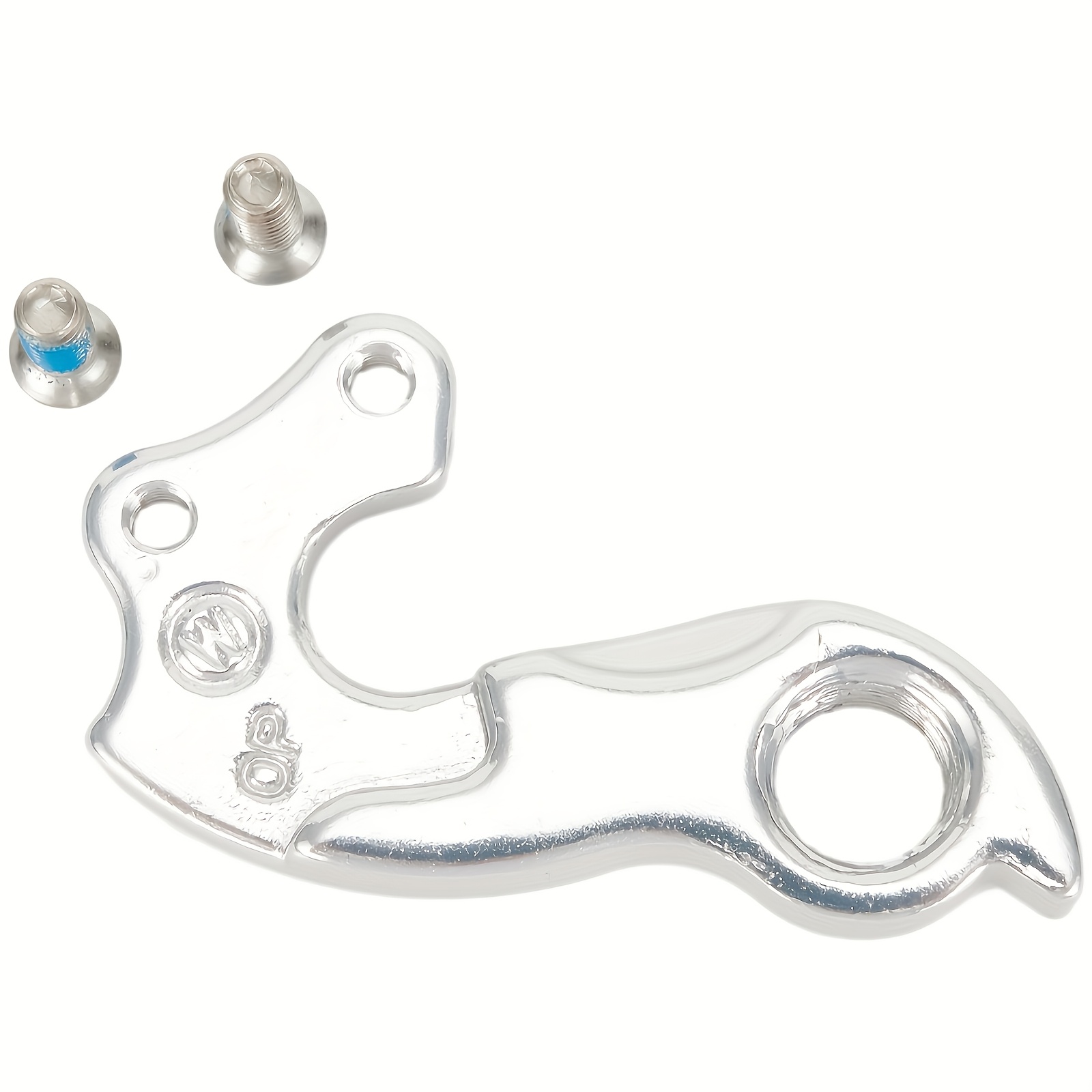 TEMU Bicycle Rear Derailleur Gear Mech Hanger Compatible With Fitr903/904 Hook, Steel Construction, Silvery, 15g Weight, Includes 2 Bolts For Secure