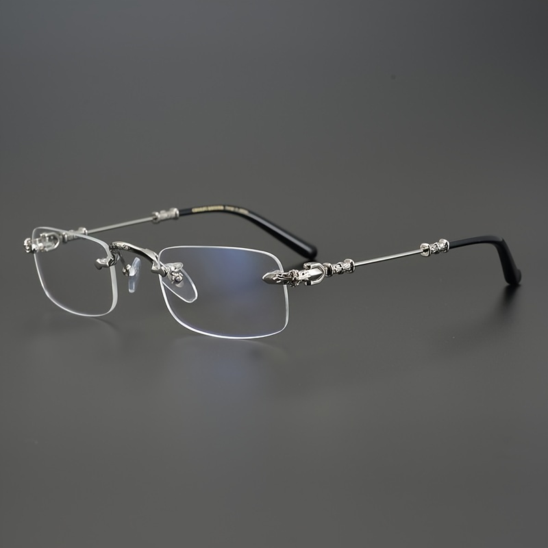 

A New Style Of Square Frame High-definition Fashion Cutting-edge Frameless Glasses For Both Men And Women, A Great Choice For Gifting.