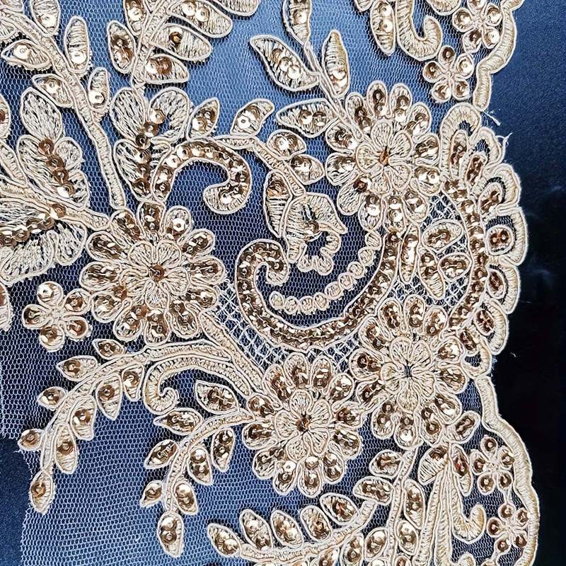 1 yard sequin lace 25cm wide luxurious decorative lace - Temu