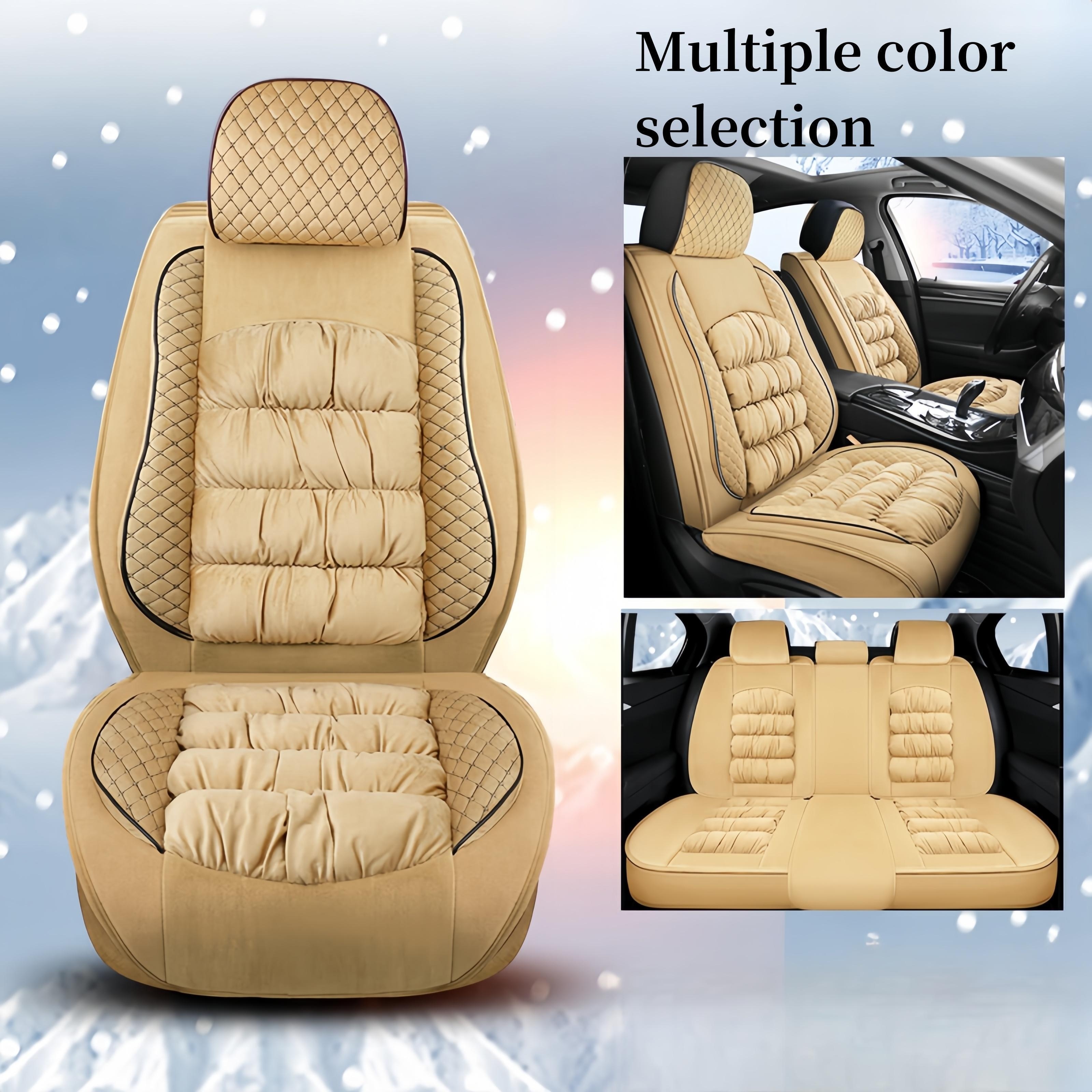 

5-seat Car Seat Covers, Comfortable Plush Seat Cover, Car Seat Cushion, 4 Seasons Universal Fully Wrapped Seat Protector