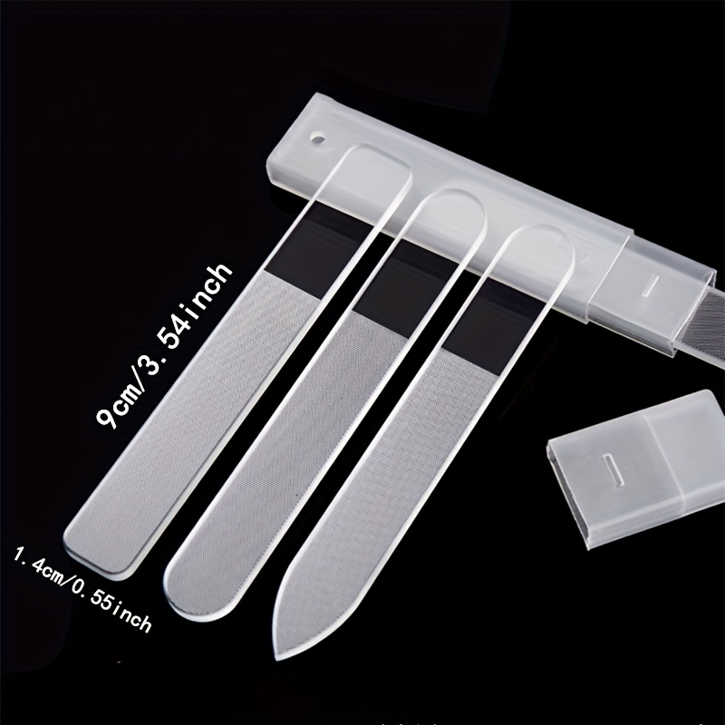 Nano Glass Nail File Sanding Strip Polishing Set
