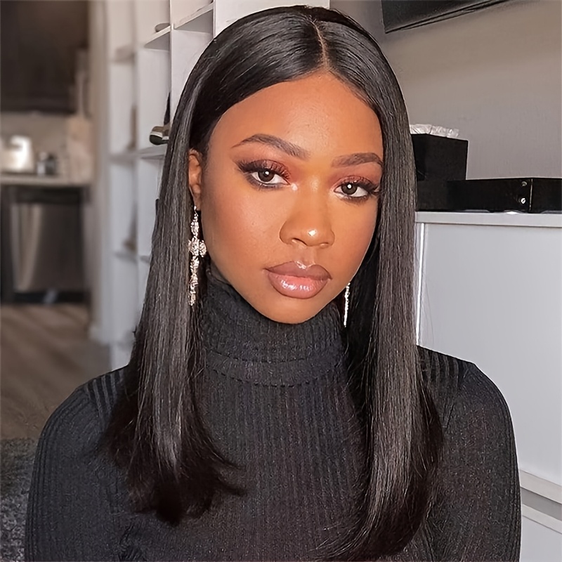 Women's Straight Synthetic Bob Wig - Heat-Resistant Synthetic Hair, Natural Look Everyday & Cosplay Costume Party Wig, Sleek Straight Style for All Light Beige Tones & Ethnicities - Easy Maintenance, Versatile Hairpiece