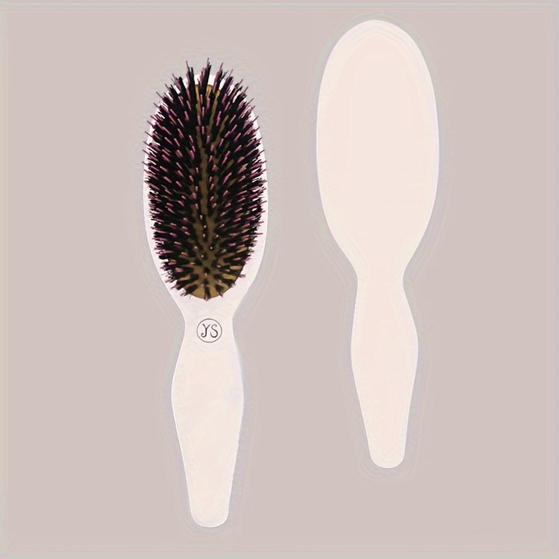 

1pc Detangling Hair Comb, Nylon Bristle Hairdressing Comb, Scalp Massage Hair Brush For All Hair Types
