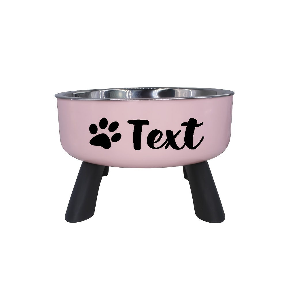 Customized Cat Bowl with Automatic Drinking Water Feature