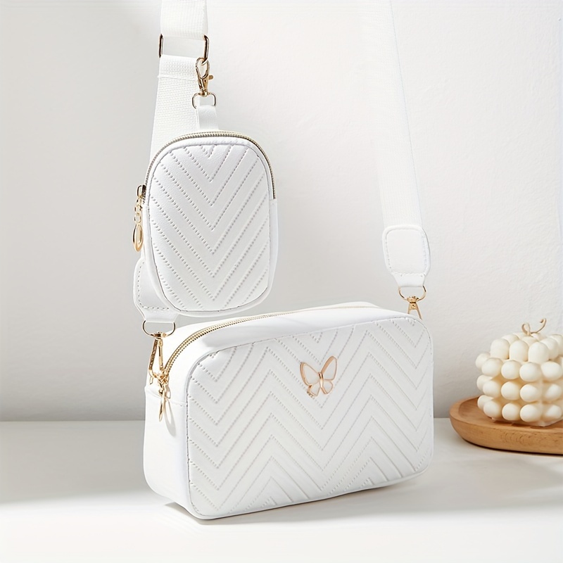 

Classic Quilted Crossbody Bag For Women, Mini Shoulder Bag, Made Of, As A Small Shoulder And Handbag.