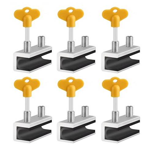 window locks 6 12 sets sliding security window lock with key for vertical horizontal sliding windows sliding doors adjustable window locks security window stoppers for patio bedroom home and office