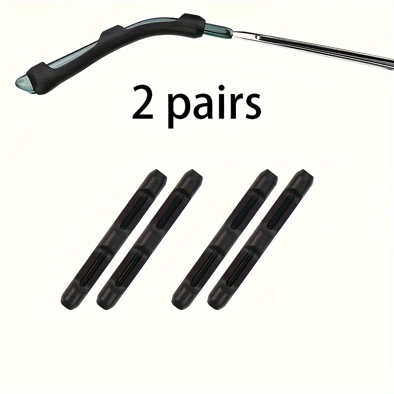 Flexible Silicone Ear Pads For Glasses - Non-slip Temple Tips For A
