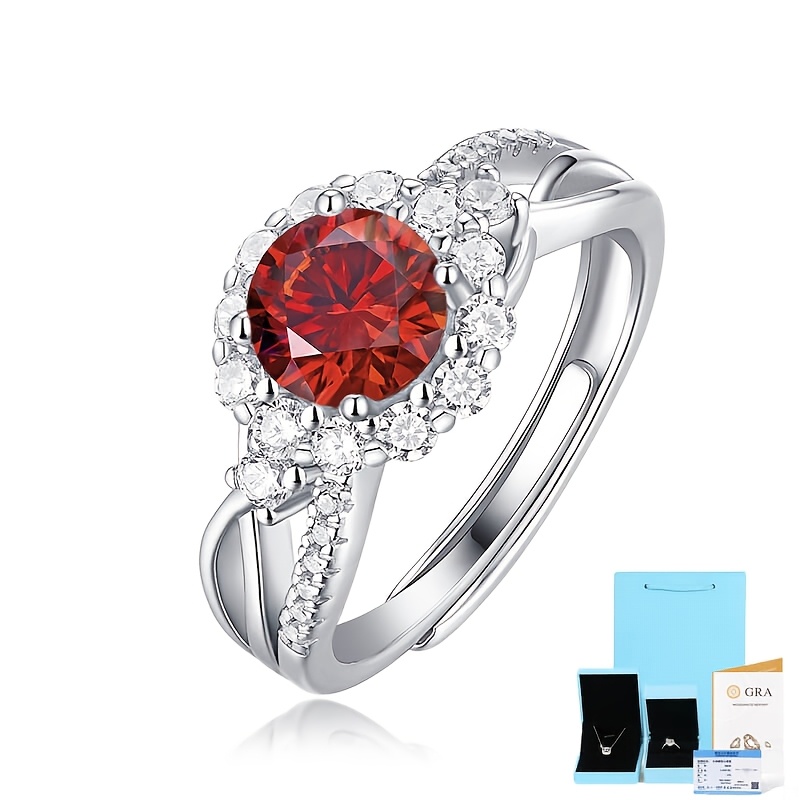 一克拉莫桑石钻戒多少钱