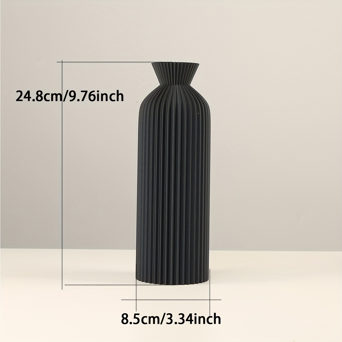 TEMU Plastic Vase - Decorative Centerpiece For , , And Room