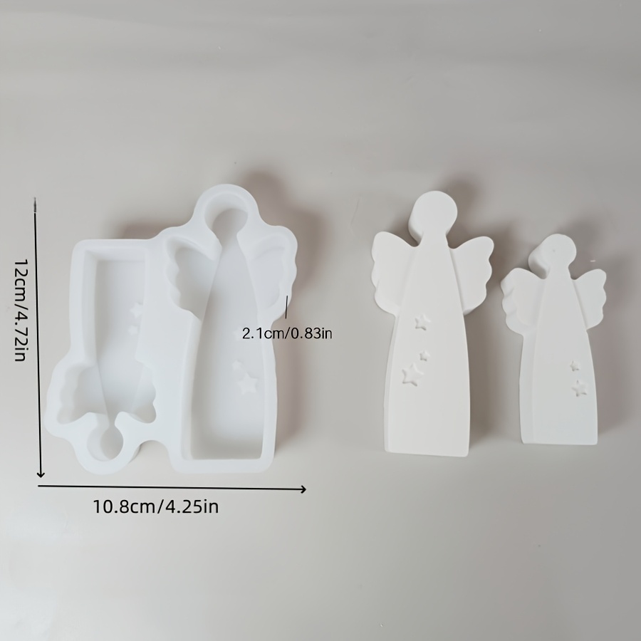 2pcs Clay Molds Molds/casts - Pure With Stars - Set Of 2pcs Molds
