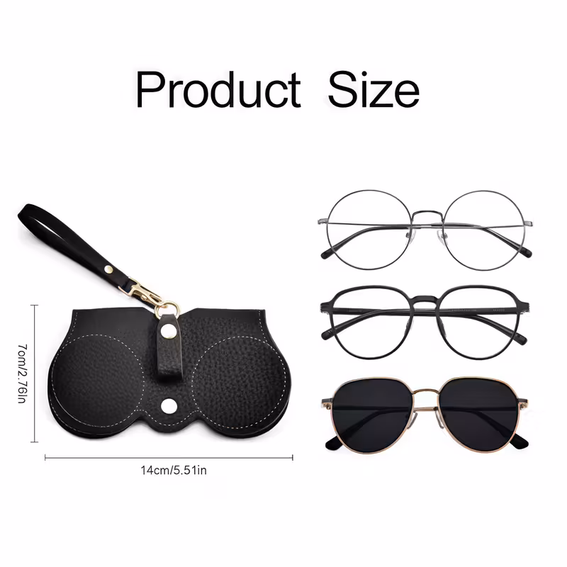 3pcs new portable eyeglass case cute eyeglass holder ladys simple eyeglass bag eyeglass accessories foldable eyeglass case case for multiples portable glasses protective case case for glasses bling eye glass storage eyeglass protection accessories compact storage cute case case secure closure multipurpose case eyewear organizer essentials Product details 3