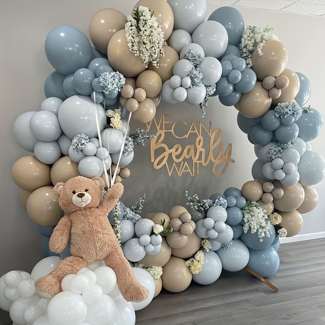 

134pcs Arch Kit - Light Gray & , Showers, Birthdays, Bear Themes, Bridal Parties, Weddings, Anniversaries & Gender Reveals