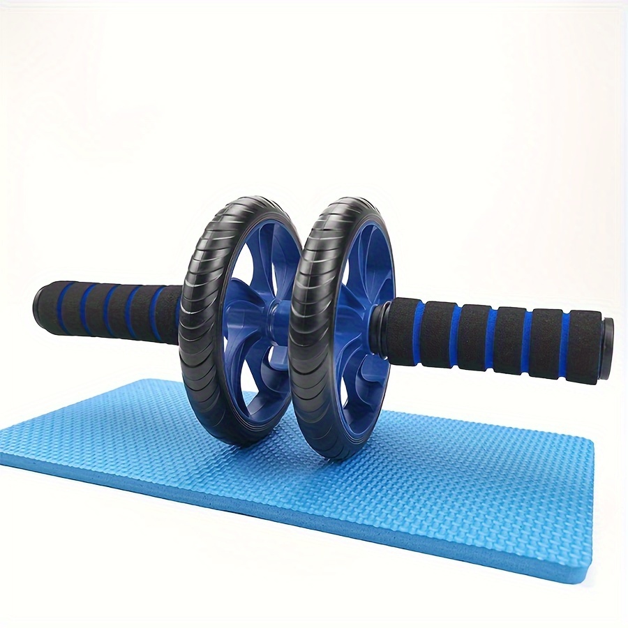 TEMU Dual-wheel Ab Roller - Strength & Muscle Training Device, Durable Abs Material, Ideal For Home Fitness Enthusiasts