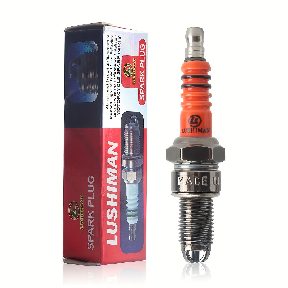 1pc 3 Electrode D8tjc Motorcycle Ignition Accessories, Motorcycle Spark Plugs, Iridium Spark Candles, Racing Spark Plug 3 Electrode