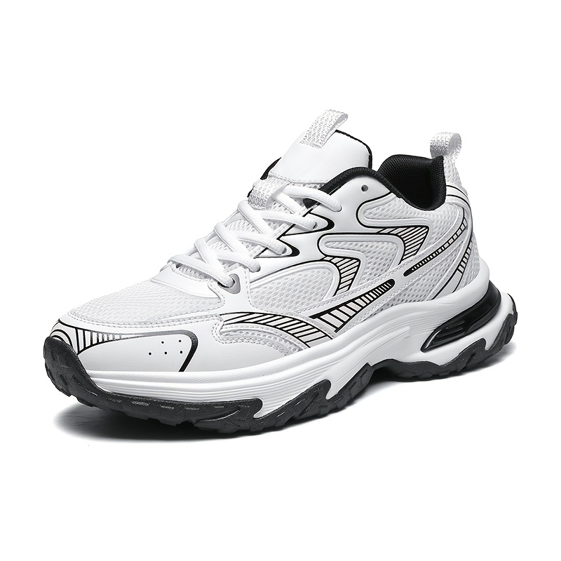 TEMU Running Shoes With Breathable Mesh, Simple, Stylish, And Versatile Unisex Sneakers, Anti-slip And Wear-resistant For Gym, Running, Workout, And