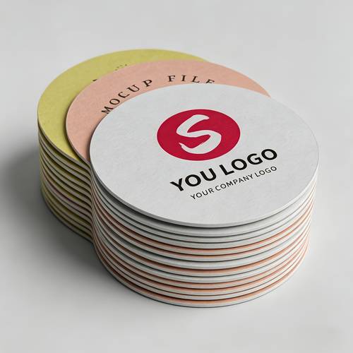 custom coasters personalized any pattern text high definition printing disposable paper coasters drink covers guest seat labels suitable for wedding bride shower birthday party decorations and more