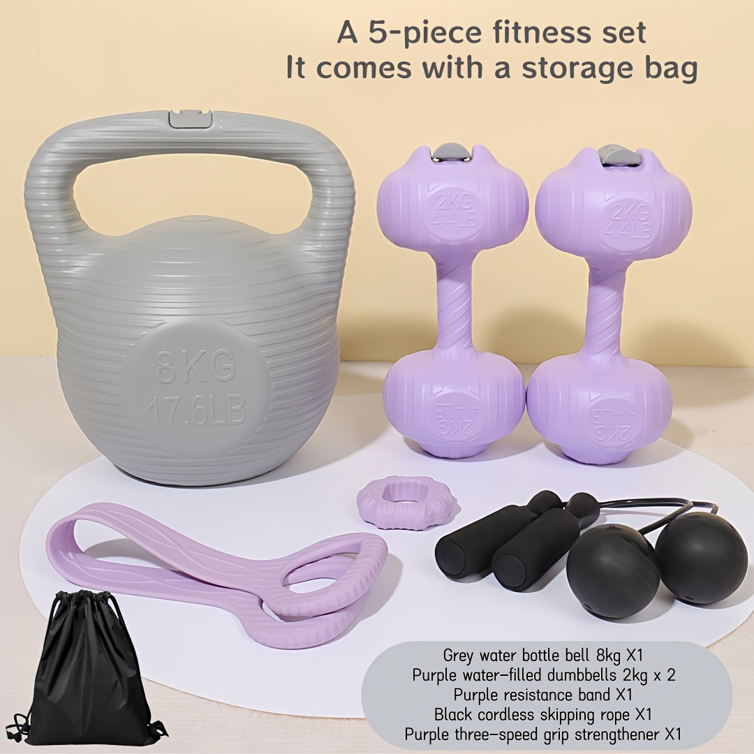 piece yoga fitness set home fitness combo storage bag Temu