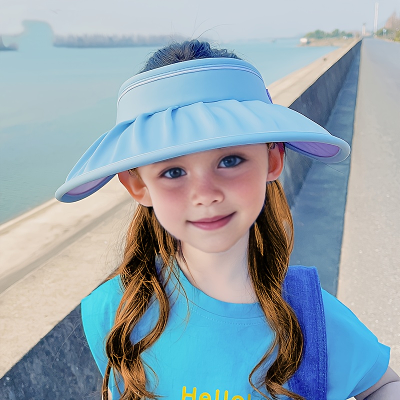 Kids Sun Protection Hat Big Brim Girls Summer Sun Hat - Temu