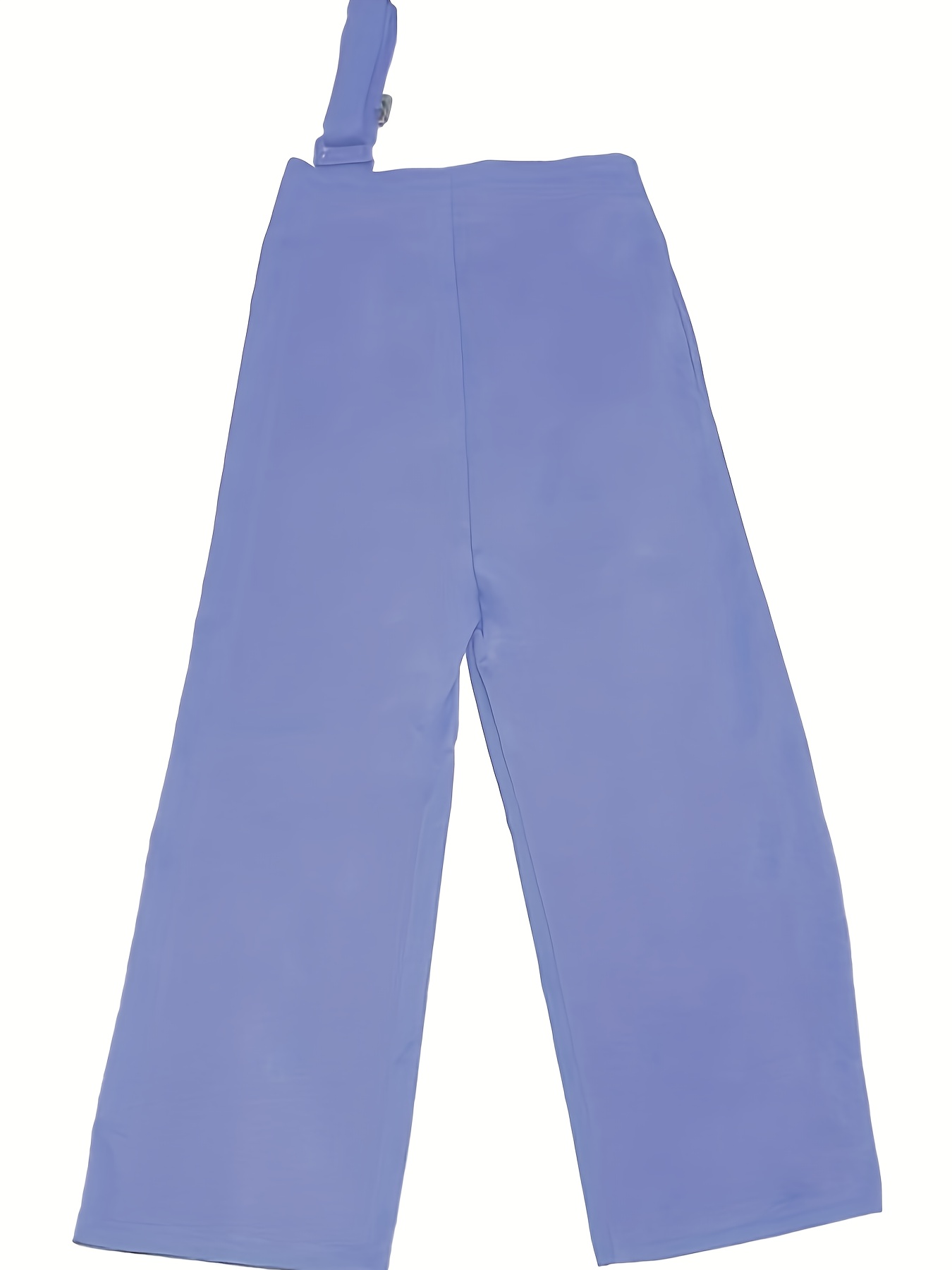 Personalized Wide-Leg Overalls with a Single Shoulder Strap (Without a Belt)