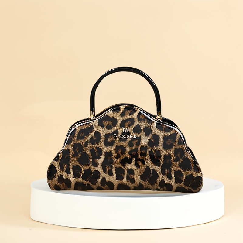 Fashionable Women's Shoulder Bag, Painted Cowhide Crossbody Bag with Adjustable Strap