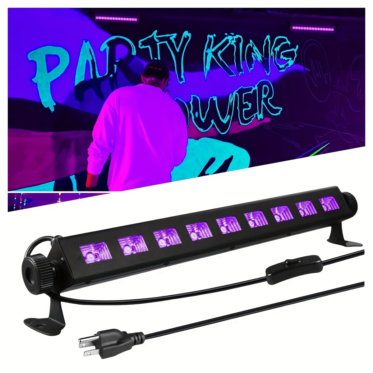 

Uv Led Bar, And Switch Up 22x22ft Area For Halloween Parties Decorations