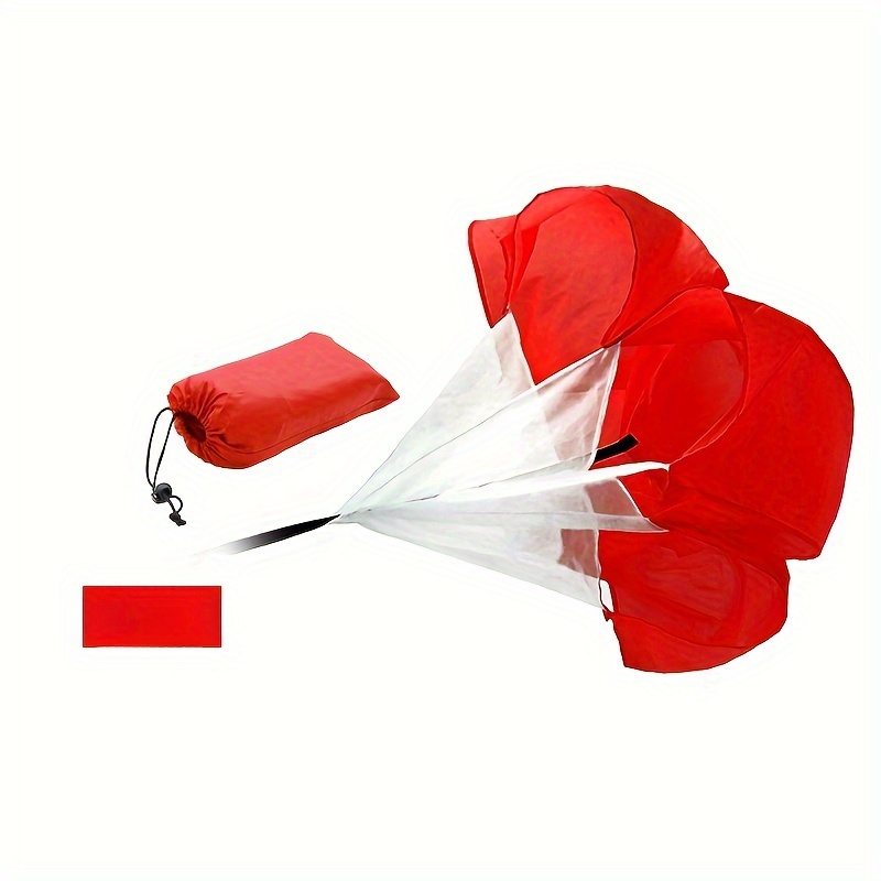 TEMU 1pc Resistance Parachute For Fitness Training - Multipurpose Speed Training Equipment, Universal For All Ages, Durable Polyester Material,