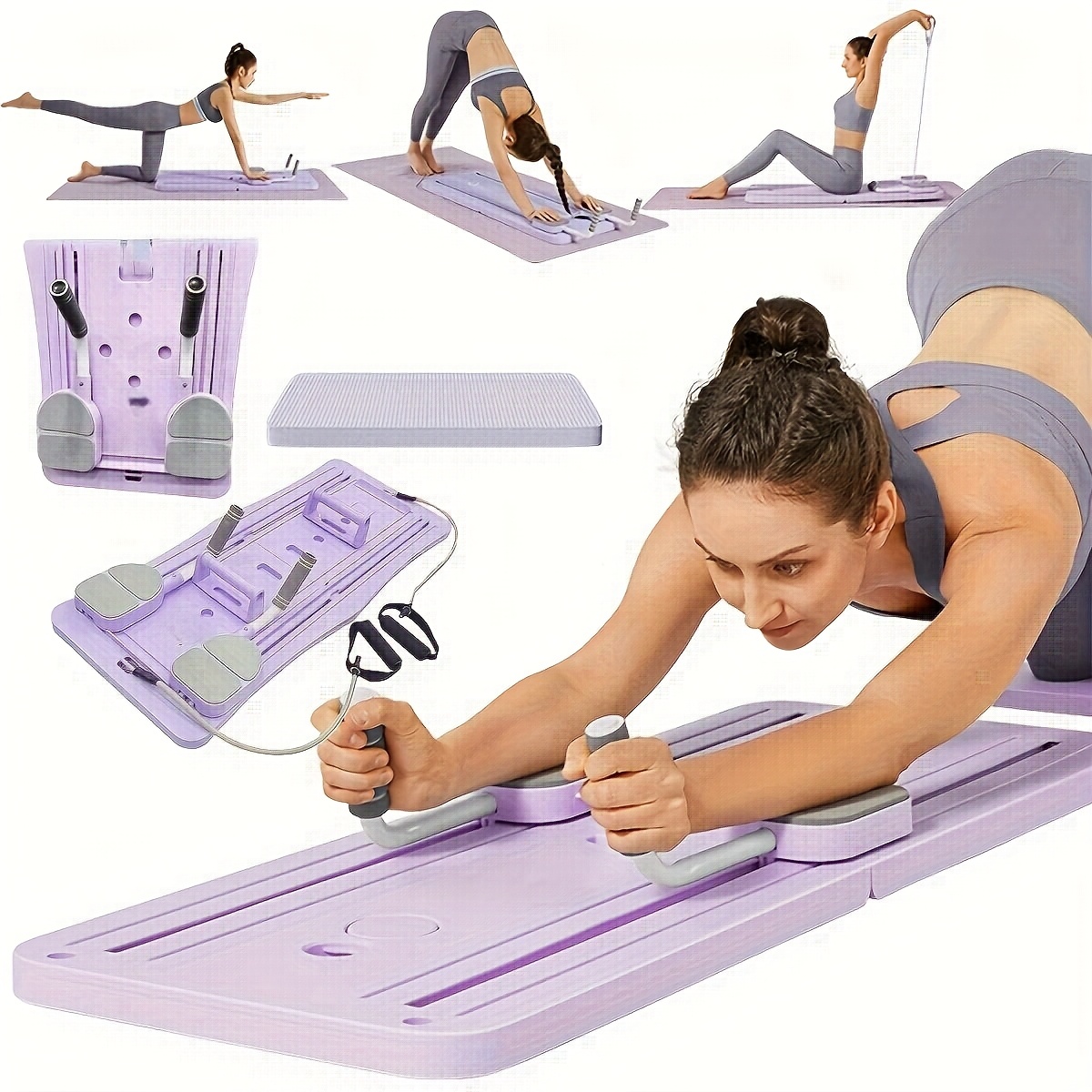 multifunctional abdominal fitness board, 5-in1 pilates training
