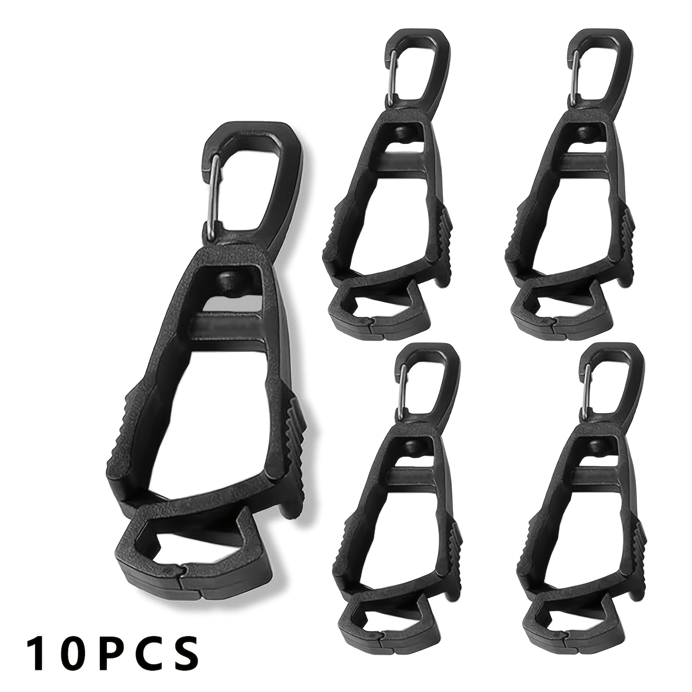 TEMU 10pcs Glove Clip Keychain, Clip, Ideal For Construction Sites, Men's Portable Glove Clip Keychain