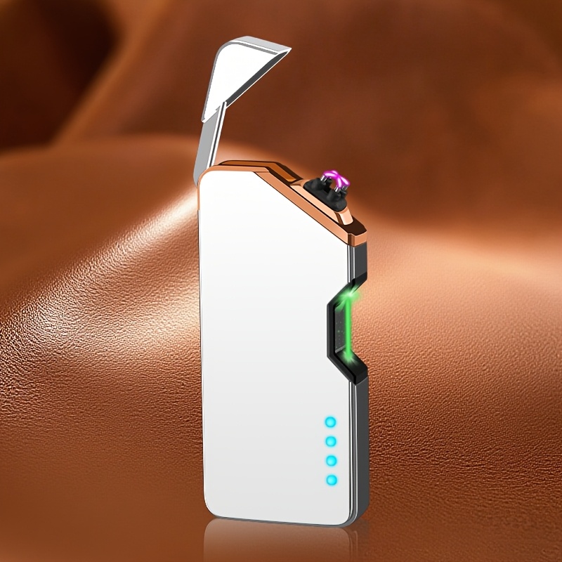   windfester elektrischer plasma-feuerzeug mit usb-c-aufladung, dual-bogen-zündung & schnellladefunktion – sicherer laserinduktionsfeuerzeug für camping, grillen, feuerwerke,   – schickes schwarzes elektrofeuerzeug für erwachsene und jugendliche (ideales geschenk), hobbywerkzeug,   accessoire