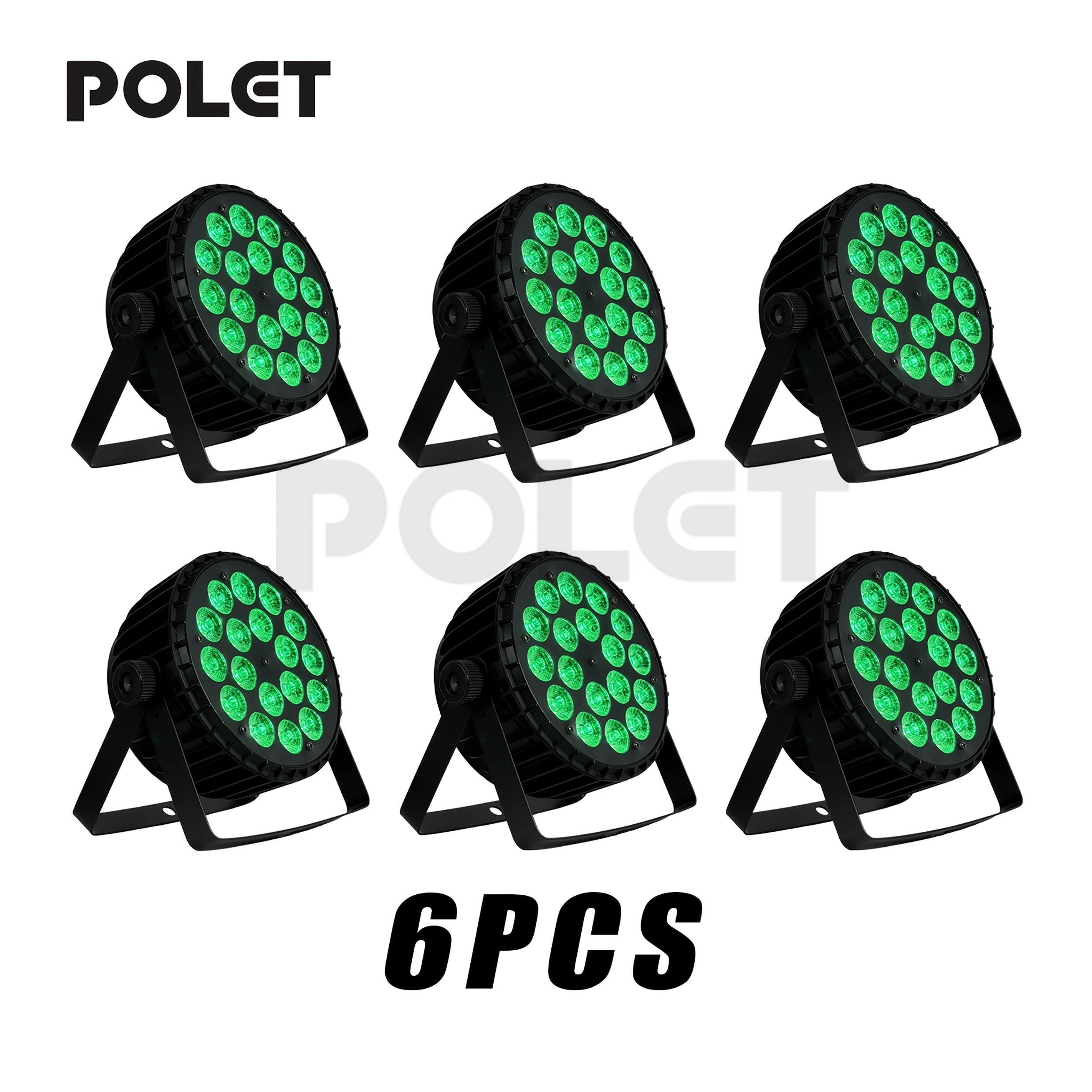Polet Aluminumalloy Led Par 18x12w Rgbwlights 4in1 Led Par Lighting Dmx512 Disco Light Dj Equipment Show Party