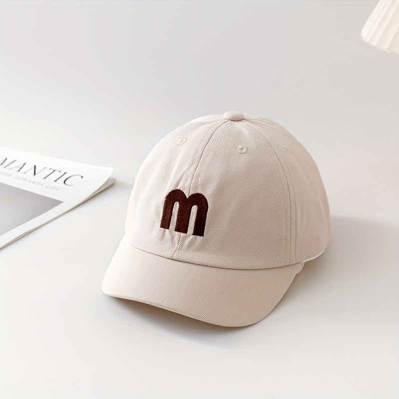 Image of New Baby Duckbill Cap, Spring And Summer Baseball Cap, Letter Boy And Girl Outdoor Baseball Cap, Suitable For To 30 Months
