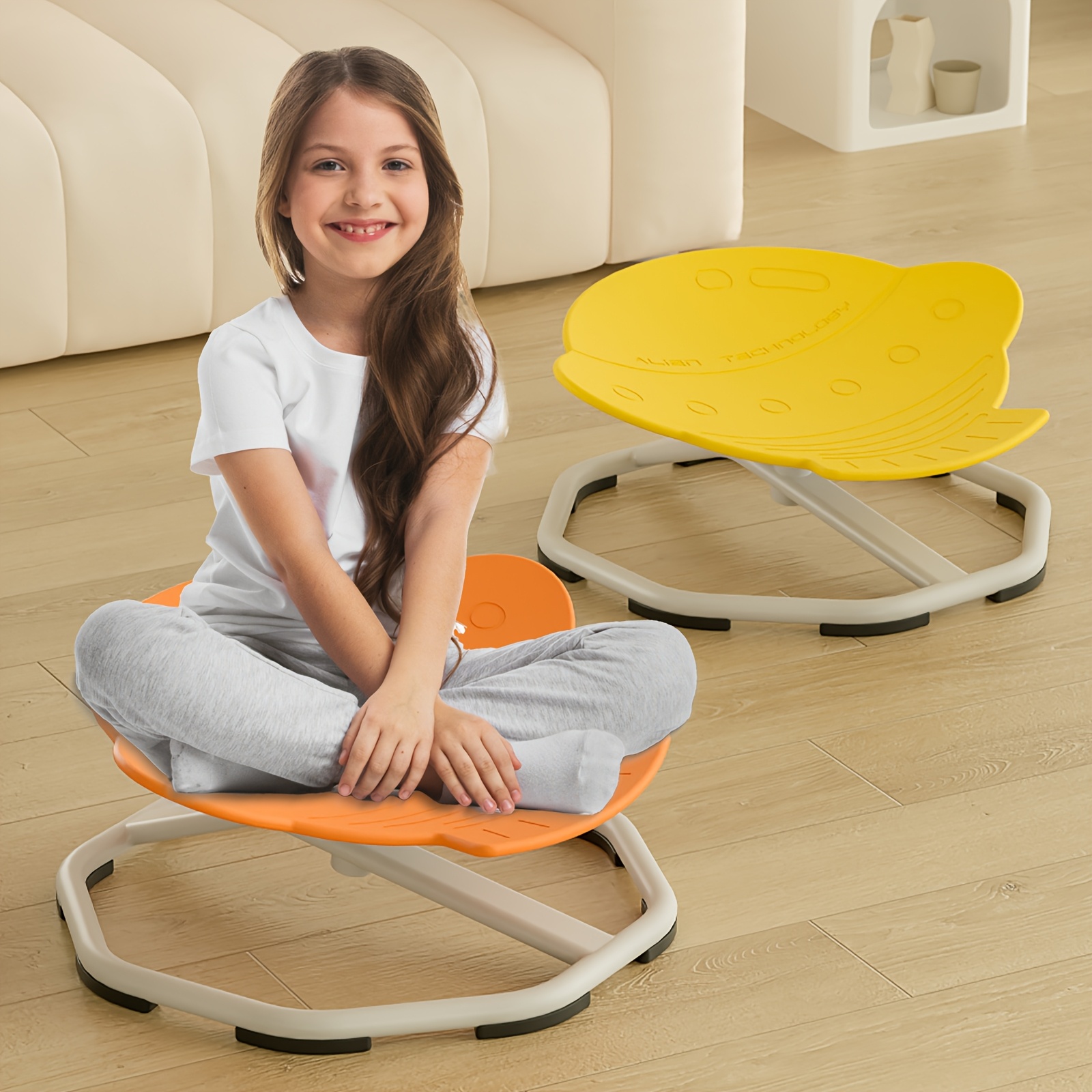 Kids Swivel Chair Sensory, Autism Chairs For Kids, Sensory Spinning Chair For Kids Autism, Coordination Sensory Products   3 Years And UP, Gifts For Kids With Autism