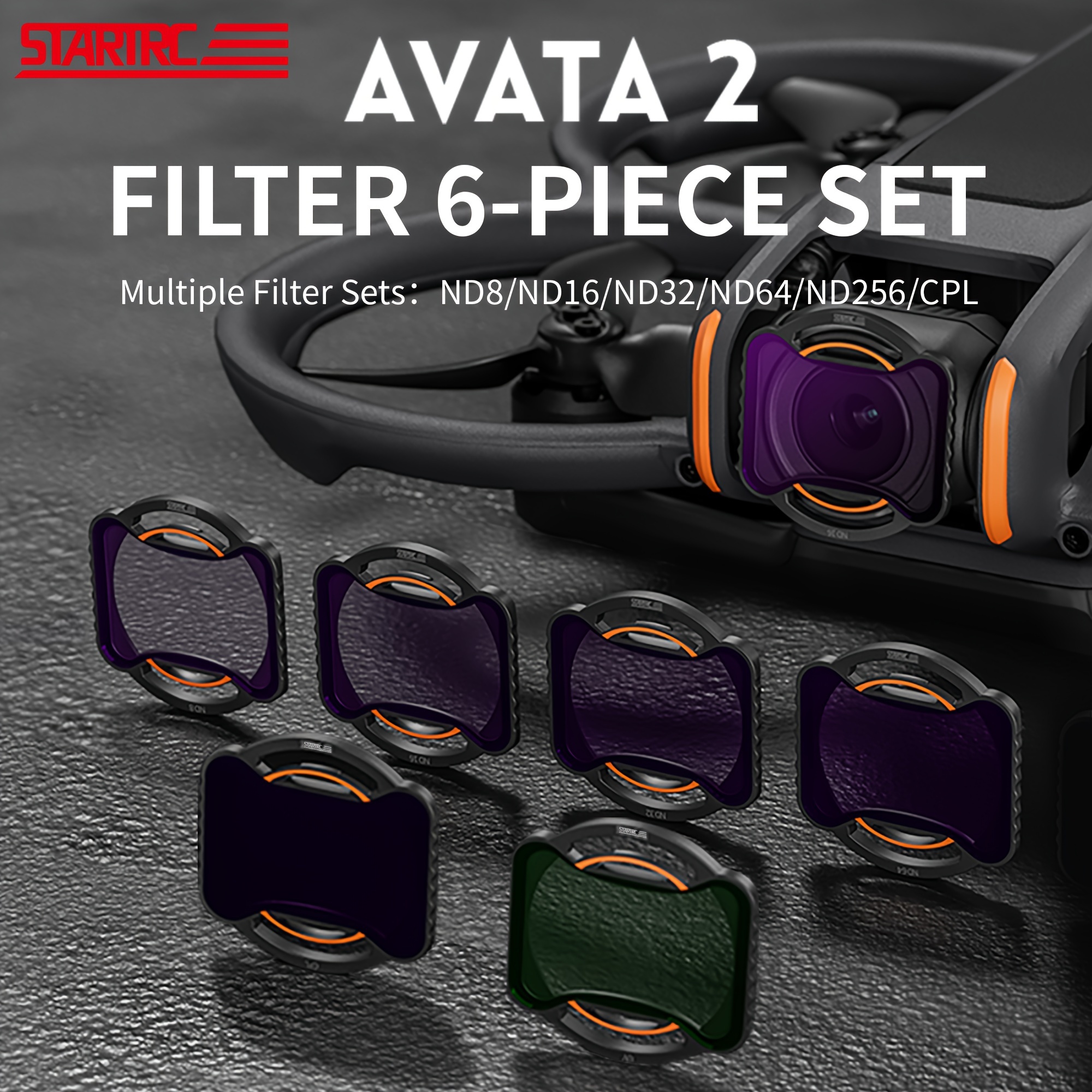 cinema series filter set dji avata 2 6k uhd optical details 0