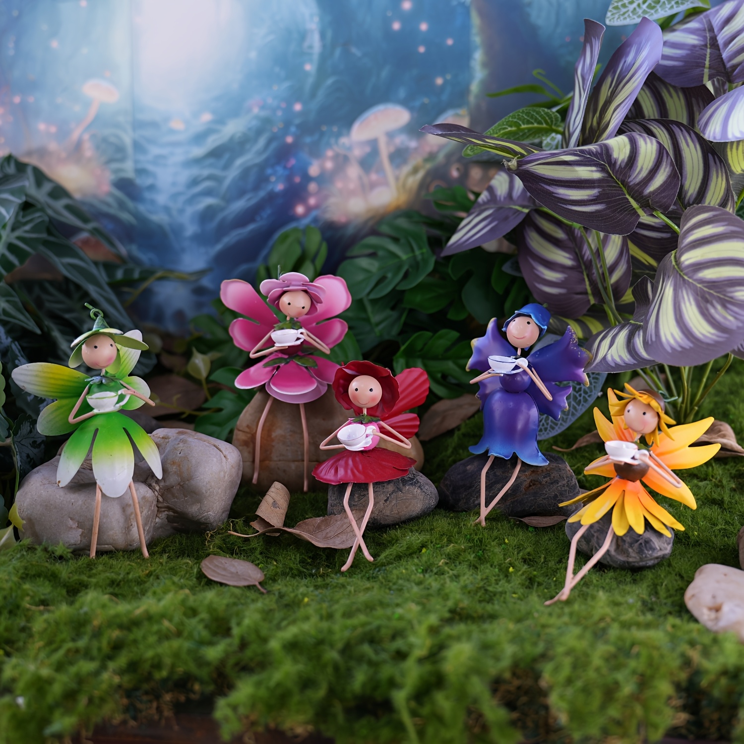 スタチューガーデン彫刻工芸品装飾屋外家具装飾メタルオスカーリトル