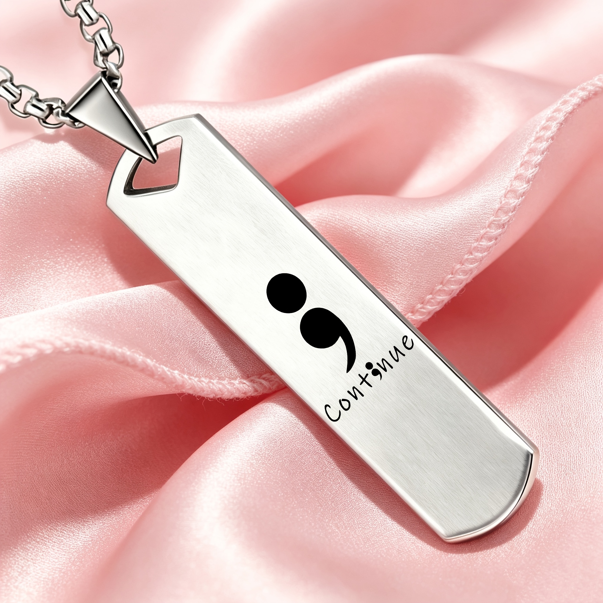 TEMU Collier avec pendentif de mentale, accessoire de style minimaliste , très approprié pour un usage décontracté ou un vêtement de sport athlétique
